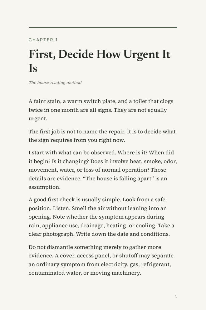 Page 5 — First, Decide How Urgent It Is